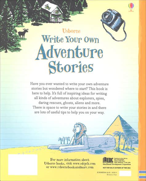 Write Your Own Adventure Stories (Usborne) | EDC / Usborne | 9780794535018