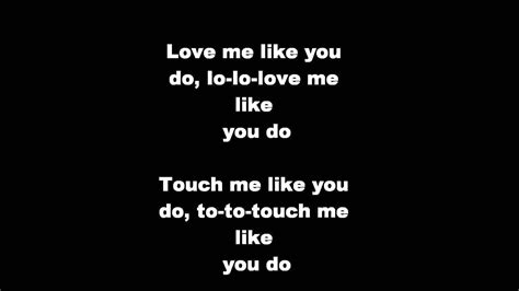 Ellie Goulding - Love Me Like You Do(lyrics) - YouTube