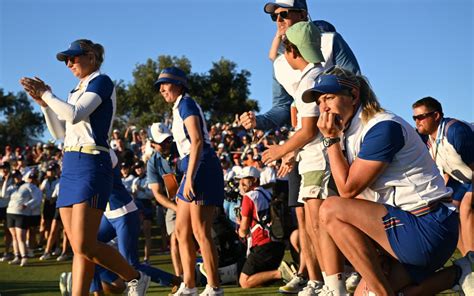 Solheim Cup: Suzann Pettersen lost for words as Europe fight back to level before singles ...