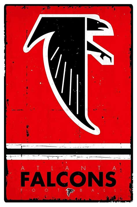 Atlanta Falcons Throwback 22x34 Football Poster | Atlanta falcons ...