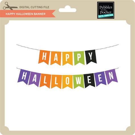 Halloween Banner 2 - Lori Whitlock's SVG Shop