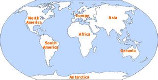 Location Map of the 7 Continents Of the World | This image h… | Flickr