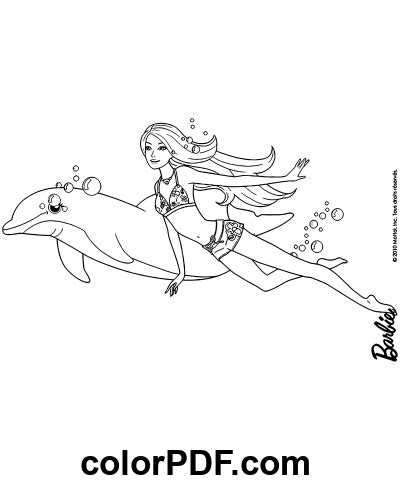 Barbie Mermaid Tale – Coloring Pages and Books in PDF