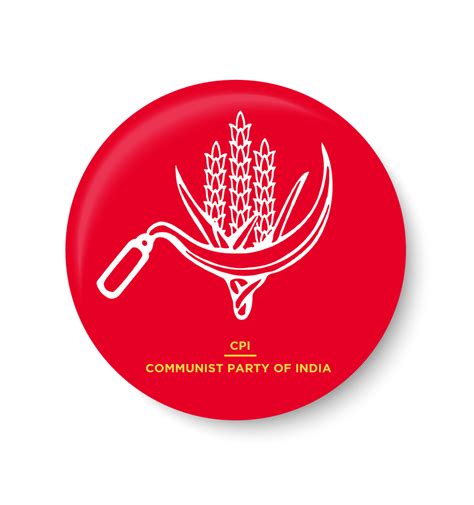 Vote for your Party I Communist Party of India Symbol Pin Badge – Peacockride