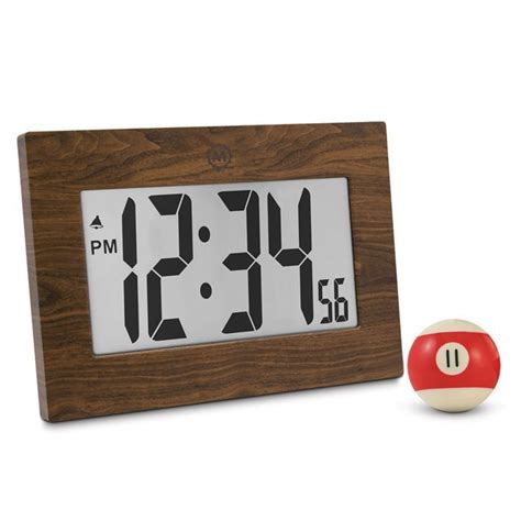 Large Digital Frame Clock | Bed Bath & Beyond | Clock, Digital frame ...