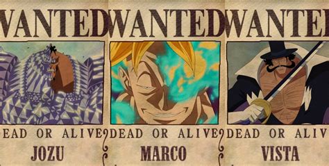 All 16 Whitebeard Pirates Commanders - One Piece