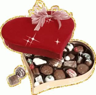 Heart Shaped Chocolate Box, Chocolate Hearts, Valentines Gif, Be My ...