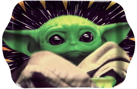 Baby Yoda Rolling Tray Master Yoda, Stoner Gifts, 5 Babies, Love Stars, Mandalorian, Good Movies ...