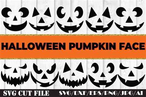 Halloween Pumpkin Face SVG Cut File By SVGSUPPLY | TheHungryJPEG