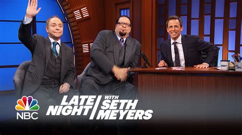 Penn & Teller Perform Magic For Seth Meyers - The Interrobang