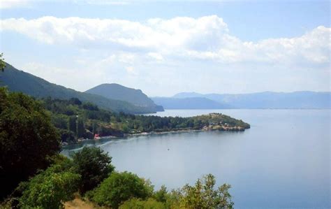 Traveling with travel brochures: Ohrid Lake, Macedonia