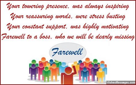 Farewell Messages for Boss: Goodbye Quotes for Boss | Message for boss ...