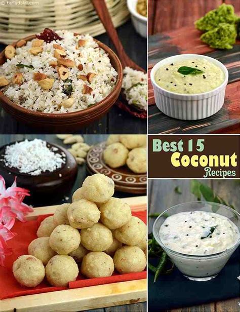 Best 15 Coconut Recipes, Indian Coconut Food | TarlaDalal.com