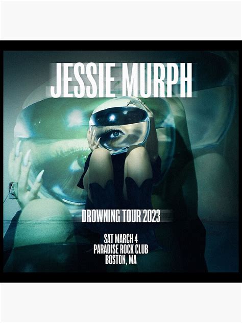 "Jessie Murph DROWNING TOUR 2023" Poster for Sale by dirkgrip | Redbubble