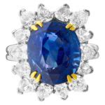 13.04 Carat Royal Blue Ceylon Sapphire | Gray & Sons Jewelry