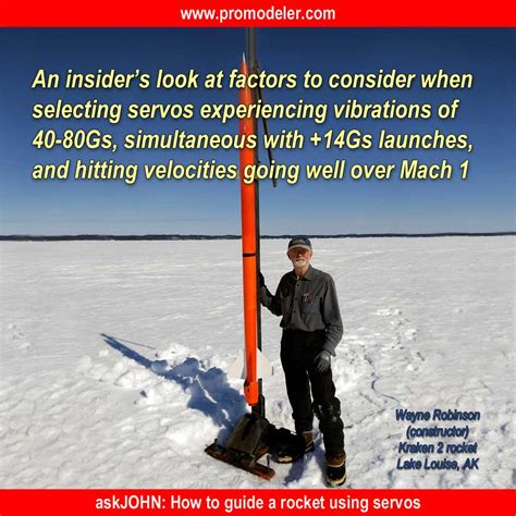 How to guide a rocket using servos