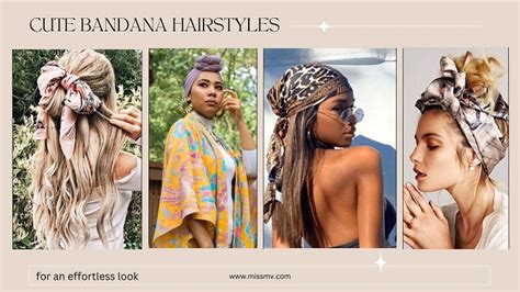 60 Cute Bandana hairstyles for an effortless look - miss mv