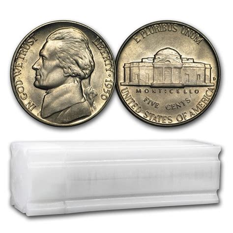 Coin Rolls Nickel Mint State Values & Prices By Issue | Greysheet