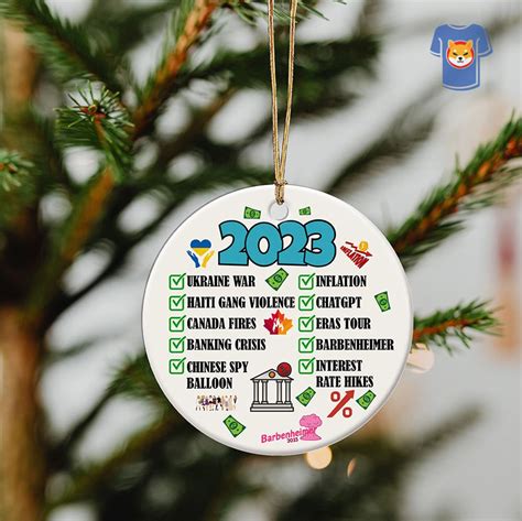 2023 Christmas Ornaments - Commemorative Funny Christmas Ornament 2023 ...