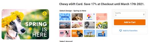 [Expired] Chewy.com: Save 17% On Chewy Giftcards - Doctor Of Credit