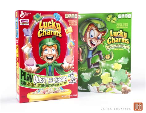 Lucky Charms cereal box designs | by Ultra Creative Oat Cereal, Cereal Box, Lucky Charms Cereal ...