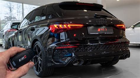 2023 Audi RS3 Sportback mythos black metallic - Sound & Visual Review ...