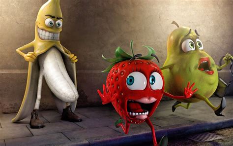 love bananas strawberries / 1920x1200 Wallpaper | Funny fruit, Funny ...