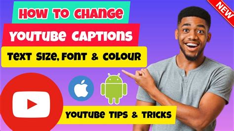 How To Change YouTube Captions Text Size, Font Style & Text Colour | YouTube Captions Settings ...