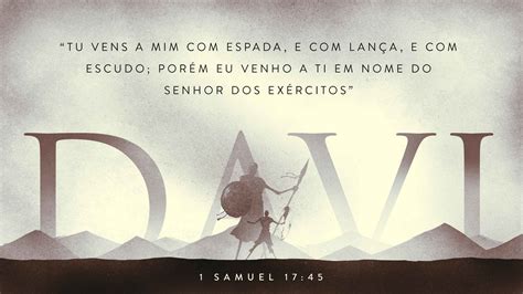 1 Samuel 17:45 - Papeis de Parede - Defesa do Evangelho