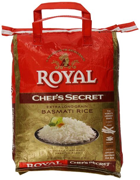 Royal Chef's Secret Extra Long Grain Basmati Rice 10 Pound Free Shipping 745042000082 | eBay