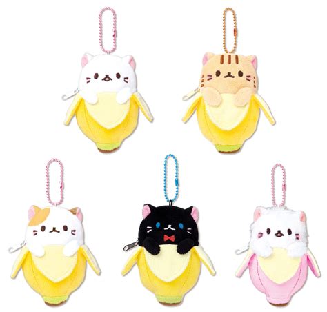 Bananya 4.5″ Zipper Plush Dangler Asst | Little Buddy Toys