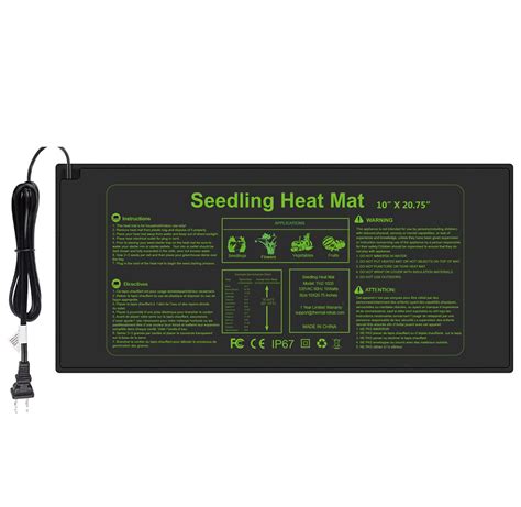 plant heating pad seedling heat mat for seed germination propagation plant fast growing