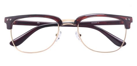 Tobias Browline Prescription Glasses - Brown | Women's Eyeglasses | Payne Glasses