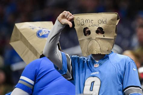 Sad and angry photos of Detroit Lions and their fans in 2019 season