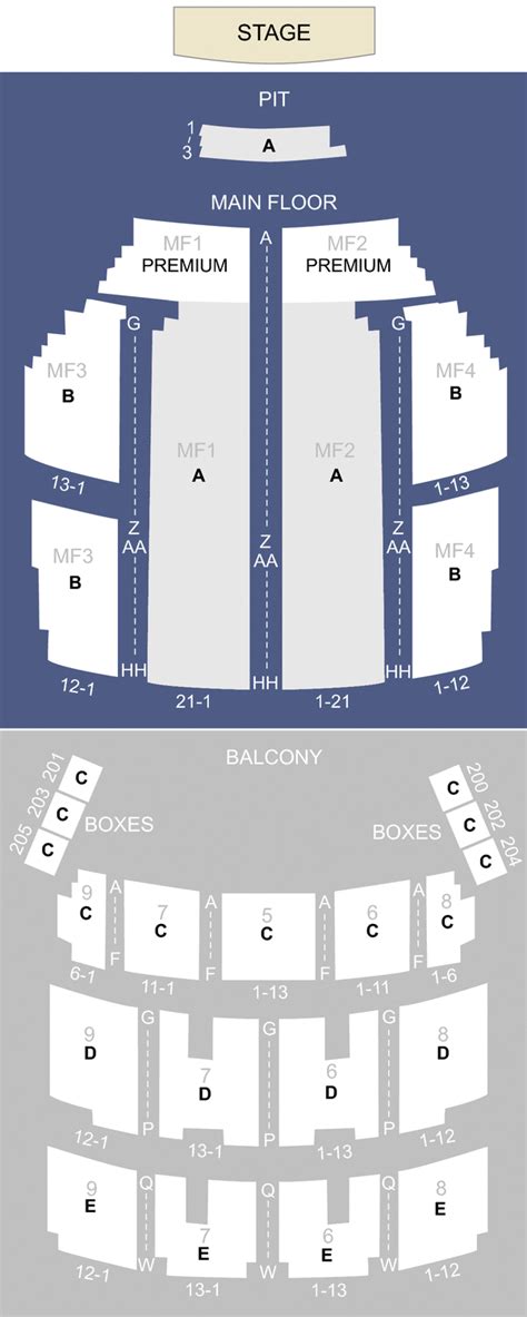 Orpheum Theatre Mpls Seating Chart | Elcho Table