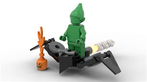 LEGO MOC Green Goblin Glider by BricksbeardGuy | Rebrickable - Build with LEGO