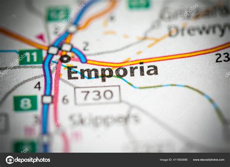 Emporia Virginia Usa Road Map Concept Stock Photo by ©aliceinwonderland2020 411950998