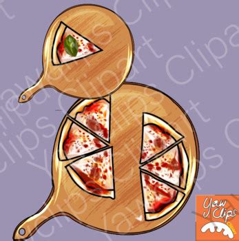 Pizza Fractions Clipart by YawClips Clipart | TPT