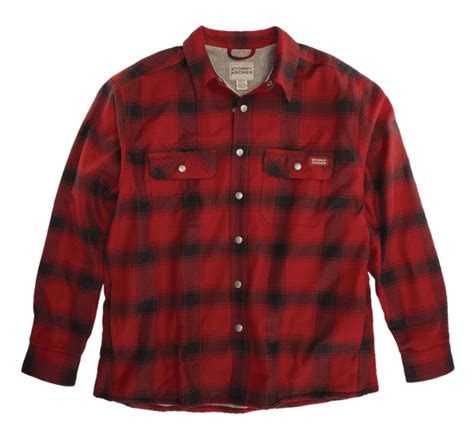 STORMY KROMER CAMP SHIRT JACK INSULATED w/ ST. CROIX EMBROIDERED LOGO