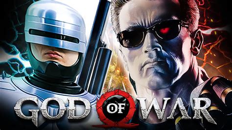 RoboCop vs Terminator Fight Scene - God of War Mods - YouTube