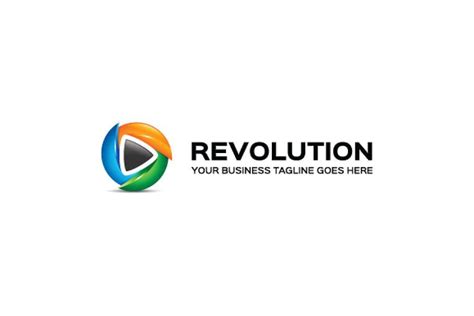 Revolution Logo Template | Logo templates, Templates, Social media drawings