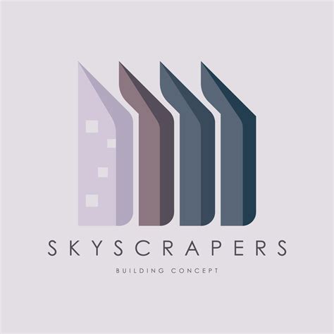 Skyscraper Logo Design Concept Vector 7744419 Vector Art at Vecteezy