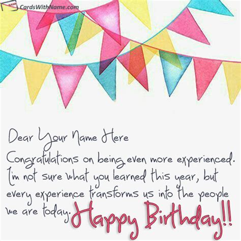 Online Birthday Card Maker With Name Photo - Cards With Name Generator ...