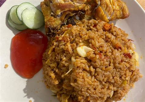 Resipi Nasi goreng ayam ala kedai oleh Deasy Fieyaa - Cookpad