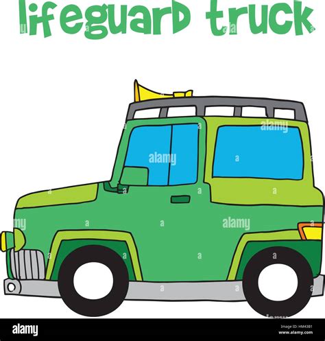 Lifeguard truck design vector art Stock Vector Image & Art - Alamy