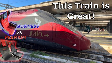 The BETTER Italian High-Speed Train! Italo Premium and Club Class Review - YouTube