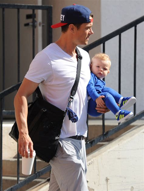 Exclusive... Josh Duhamel Spends The Day With Son Axl | Celeb Baby Laundry