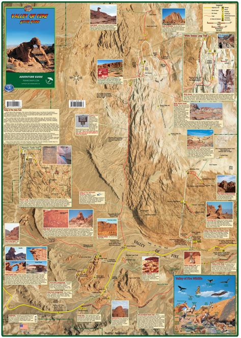 Valley of Fire Adventure Guide Map – Franko Maps