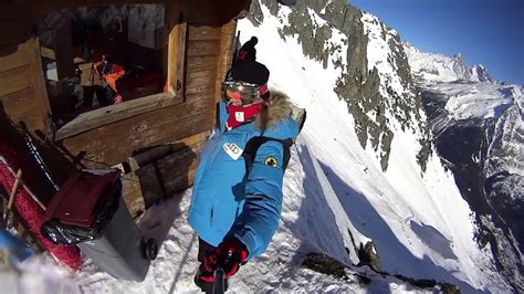 Snowboarding in chamonix - YouTube