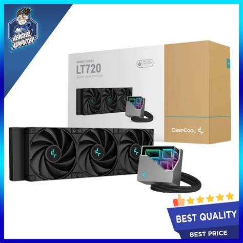 PC COMPONENTS » COOLER » AIO LIQUID » LIQUID COOLER DEEPCOOL LT720 ARGB 360MM BLACK • PUSAT PC ...